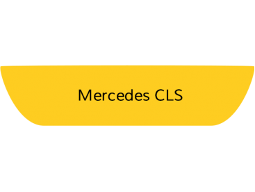 Mercedes CLS Rear plate